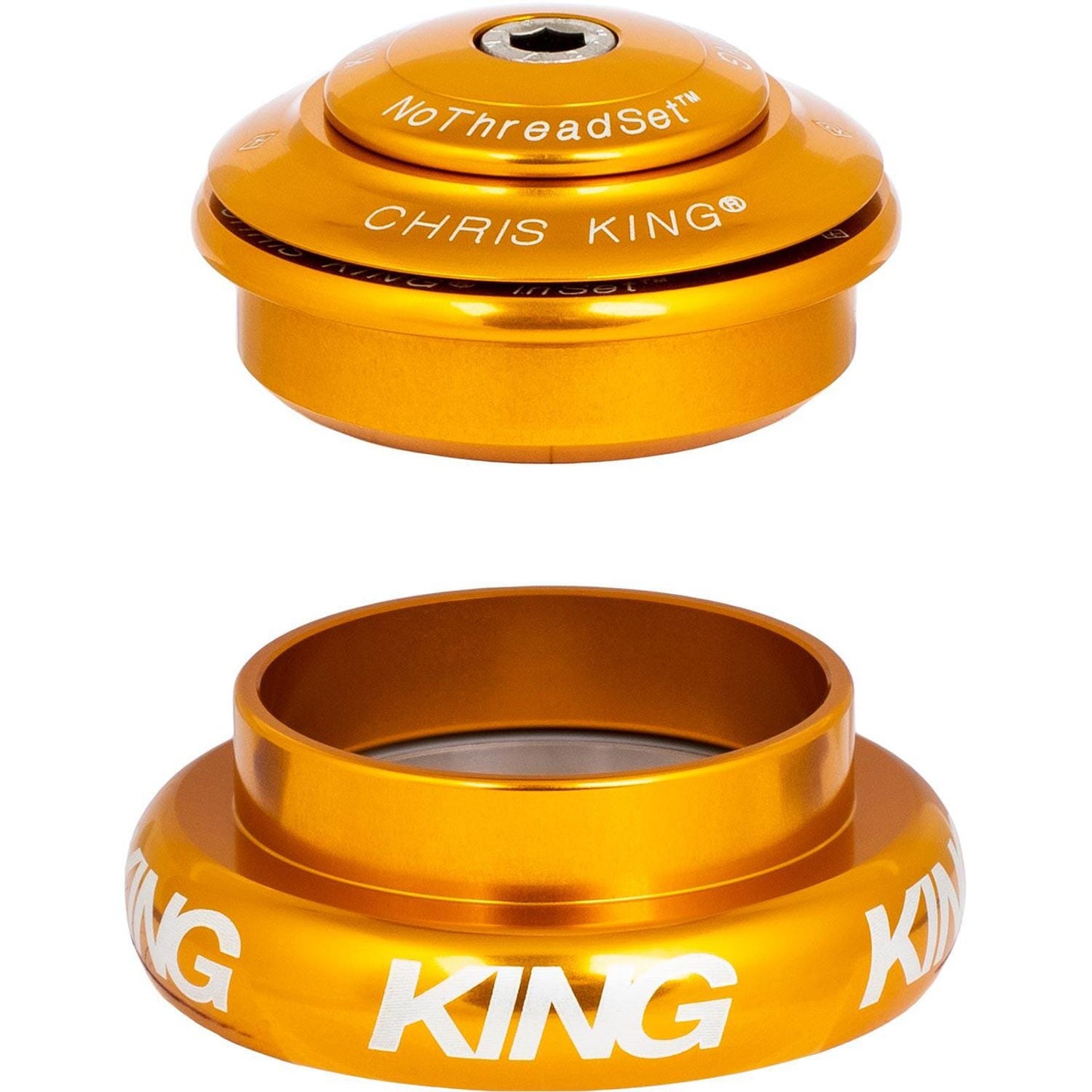 Chris King Inset 7 Headset-ZS44/28.6-EC44/40-Gold-BRINK