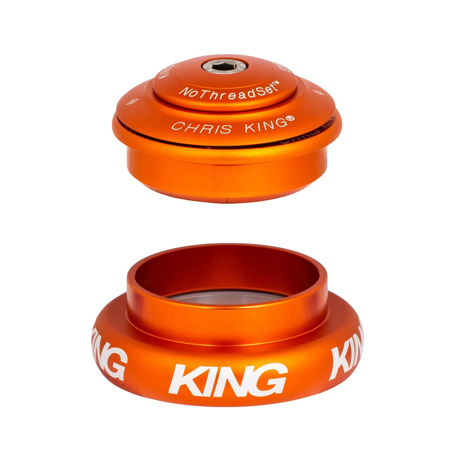 Chris King Inset 7 Headset-ZS44/28.6-EC44/40-Matte Mango-BRINK