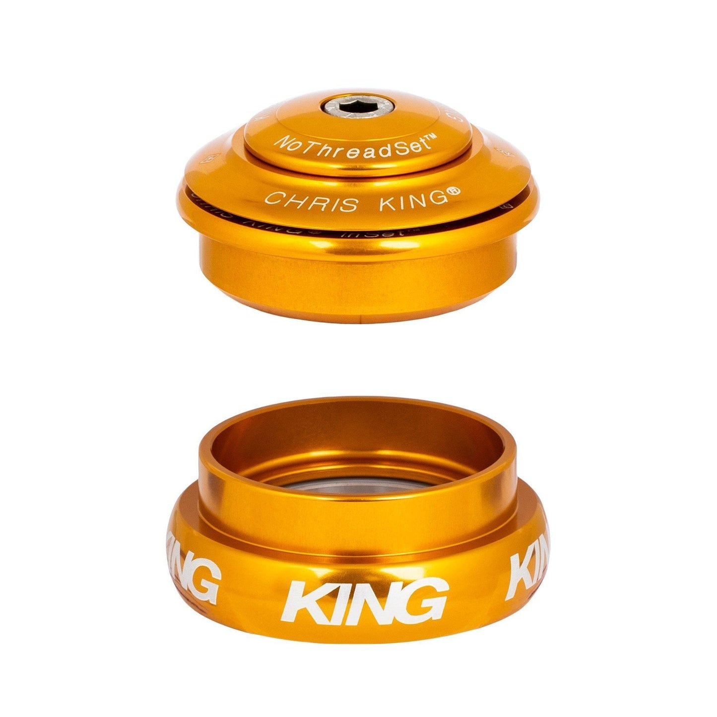 Chris King Inset 8 Headset-ZS44/28.6-EC44/33-Gold-BRINK