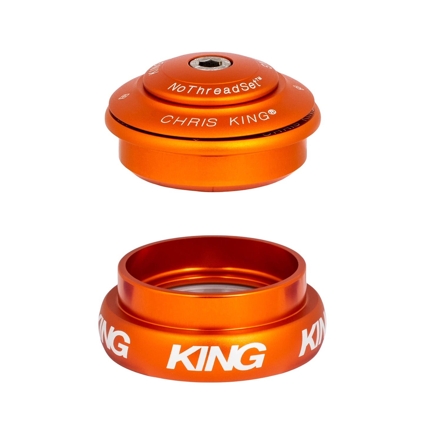 Chris King Inset 8 Headset-ZS44/28.6-EC44/33-Matte Mango-BRINK