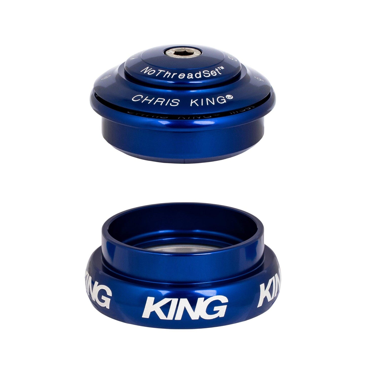 Chris King Inset 8 Headset-ZS44/28.6-EC44/33-Navy-BRINK