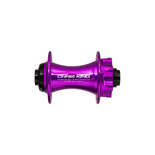 Chris King MTB Boost AB ISO Front Hub | 6-Bolt | Ceramic Bearings-110 x 20mm-28h-3D Violet-BRINK