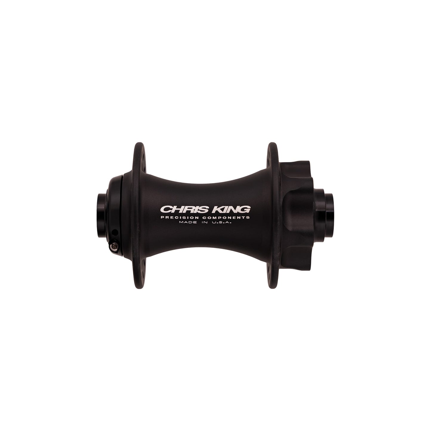 Chris King MTB Boost Front Hub | 6-Bolt | Ceramic Bearings-110 x 15mm-28h-Matte Black-BRINK