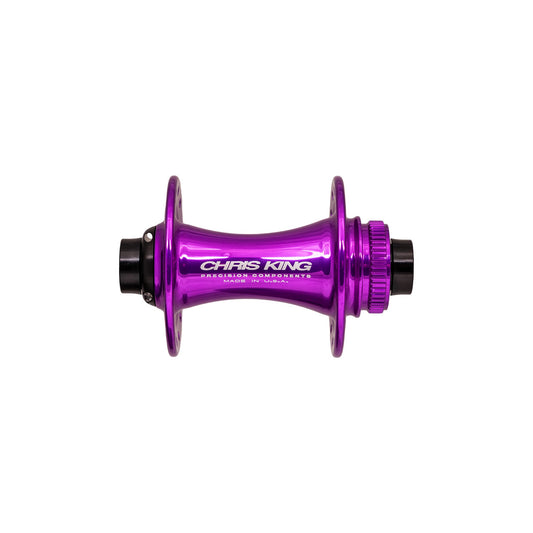 Chris King MTB Boost Front Hub | Centre Lock | Ceramic Bearings-110 x 15mm-24h-3D Violet-BRINK