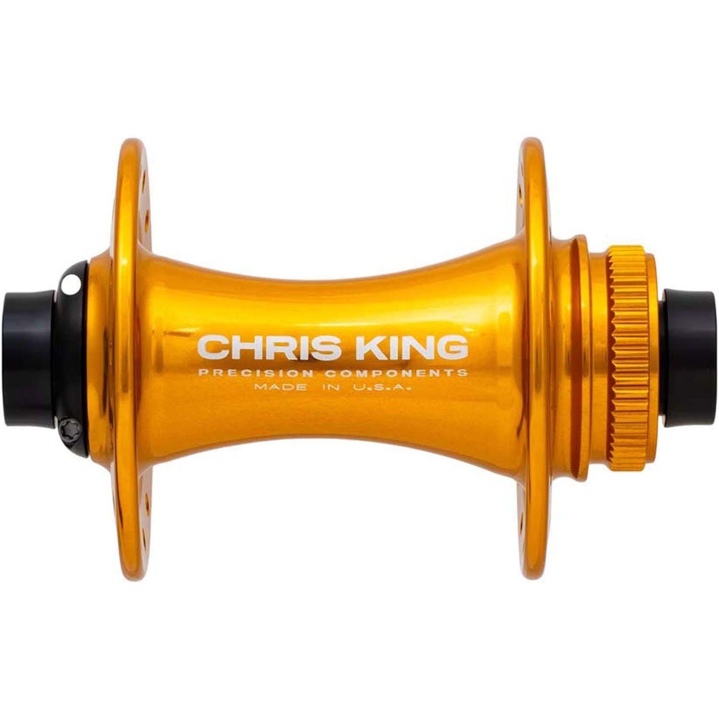 Chris King MTB Boost Front Hub | Centre Lock | Ceramic Bearings-110 x 15mm-24h-Gold-BRINK