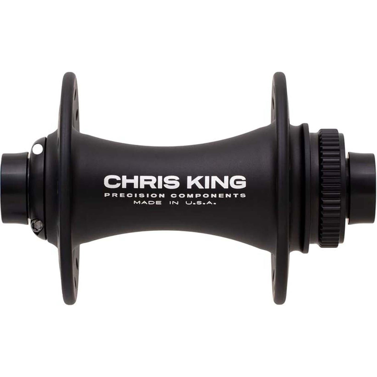 Chris King MTB Boost Front Hub | Centre Lock | Ceramic Bearings-110 x 15mm-24h-Matte Black-BRINK