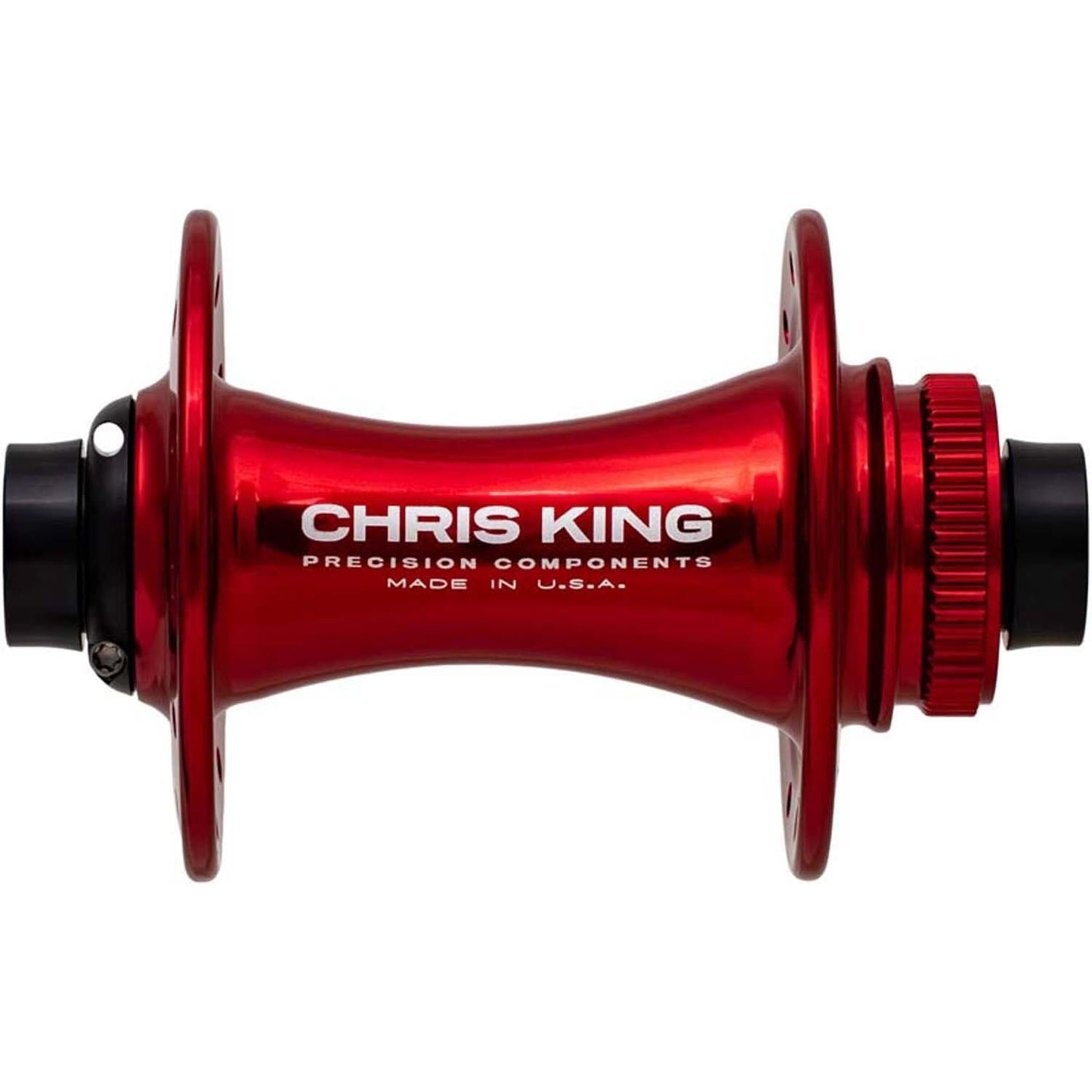 Chris King MTB Boost Front Hub | Centre Lock | Ceramic Bearings-110 x 15mm-24h-Red-BRINK