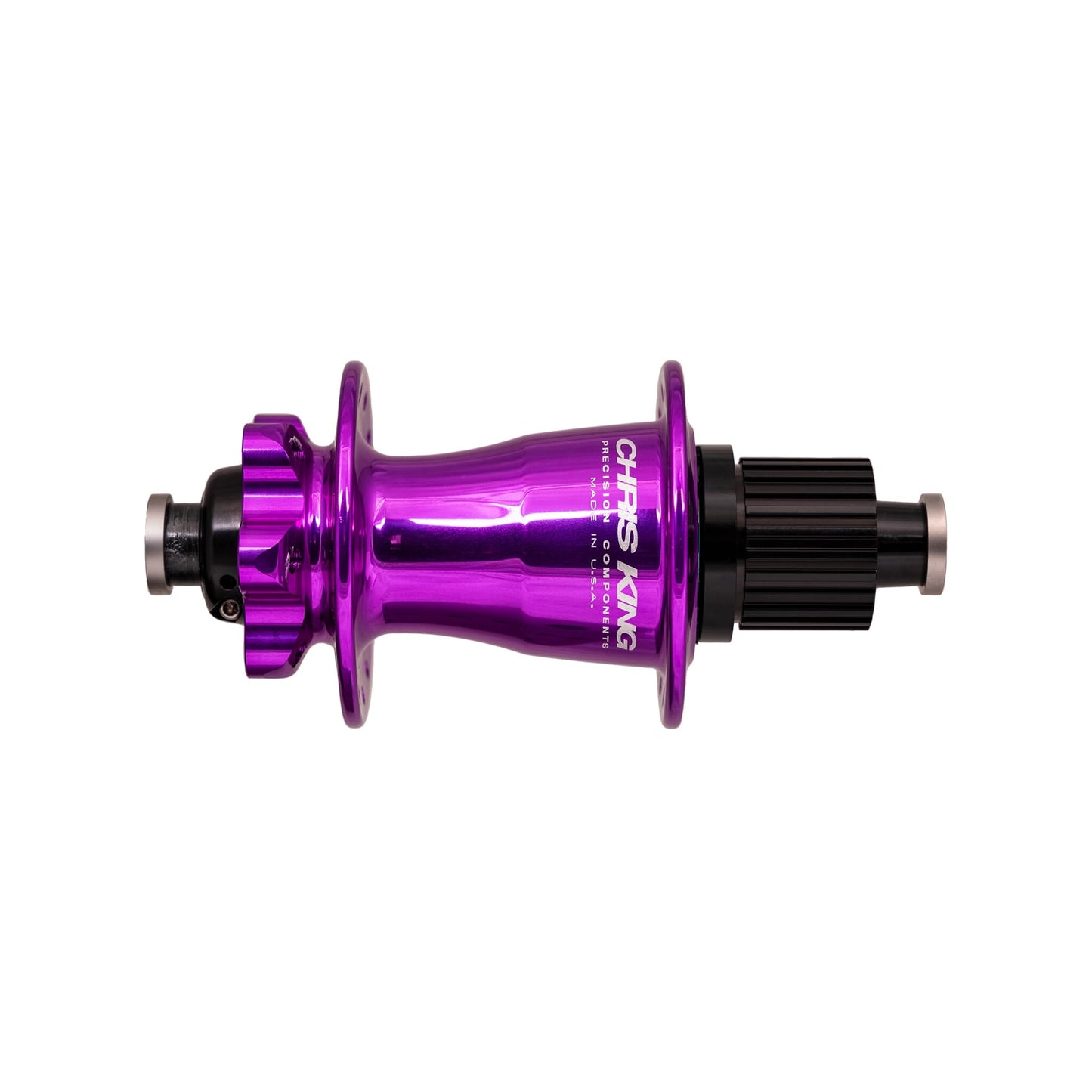 Chris King MTB Boost Rear Hub | 6-Bolt | Ceramic Bearings-28h-3D Violet-Micro Spline-BRINK