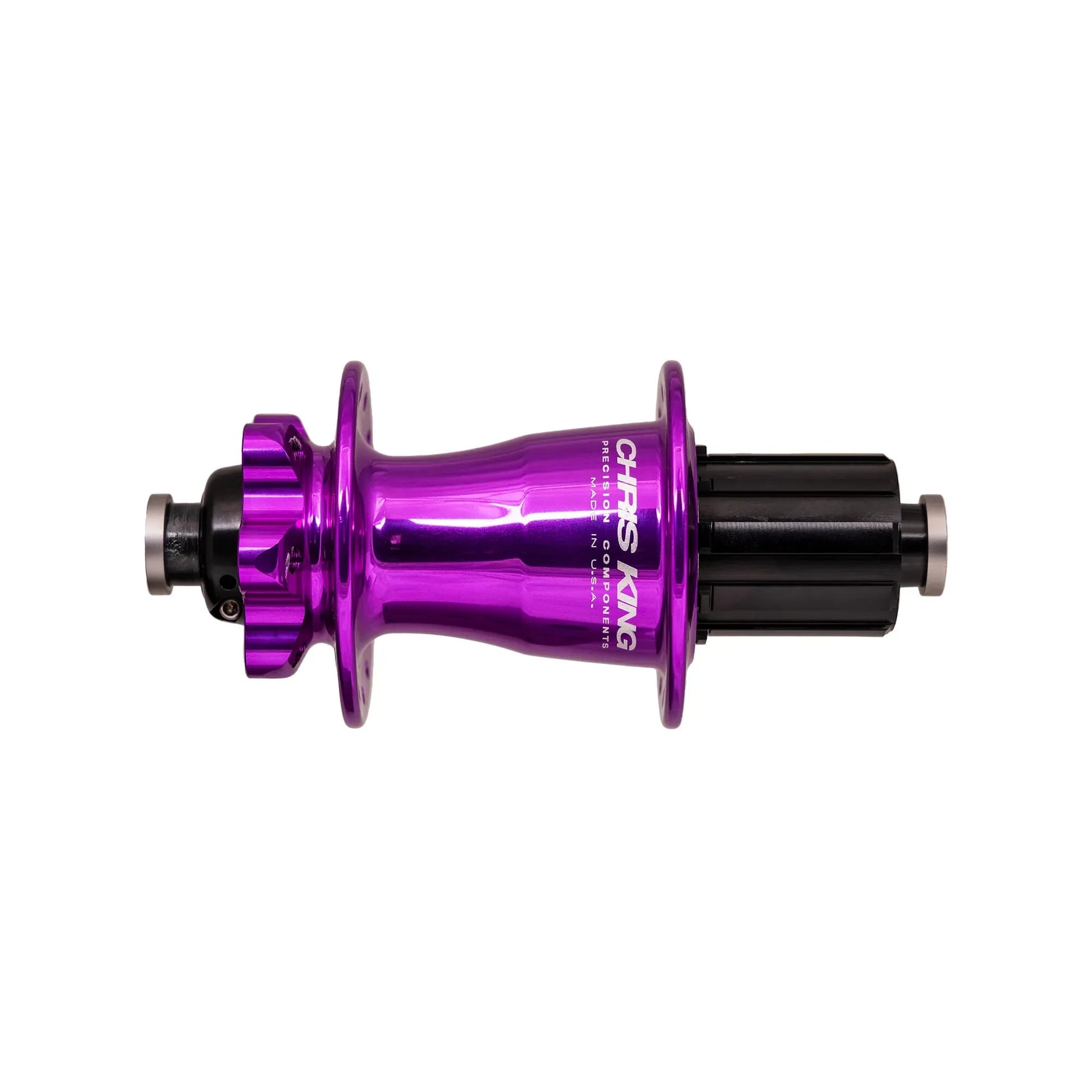 Chris King MTB Boost Rear Hub | 6-Bolt | Steel Bearings-28h-3D Violet-HG-BRINK