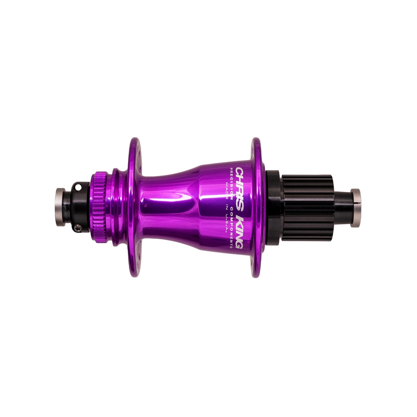 Chris King MTB Boost Rear Hub | Centre lock | Steel Bearings-24h-3D Violet-HG-BRINK