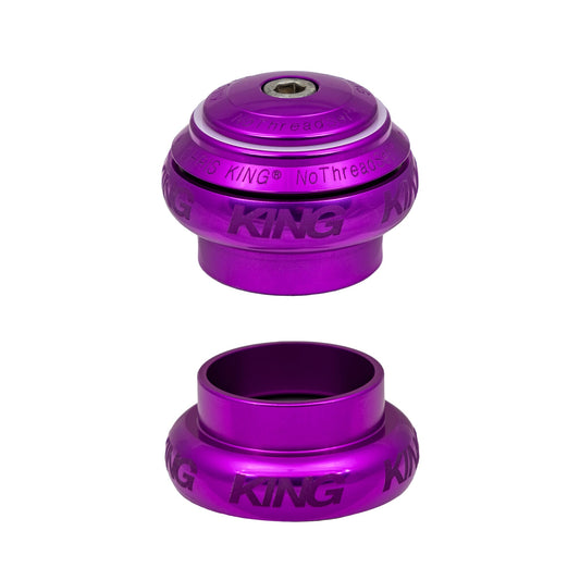 Chris King NoThreadSet Headset-1-1/8"-3D Violet-BRINK