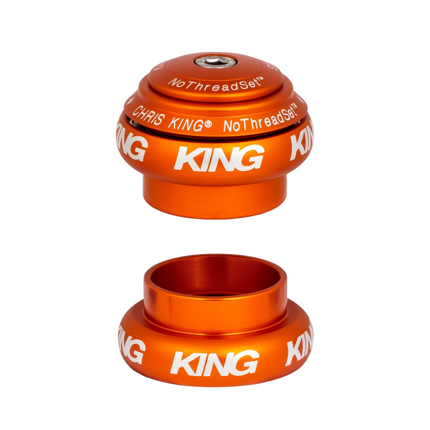 Chris King NoThreadSet Headset-1-1/8"-Matte Mango-BRINK