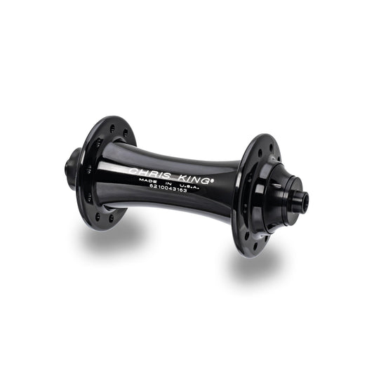 Chris King Road R45 Front Hub | Ceramic Bearings-100mm QR-28h-Black-BRINK