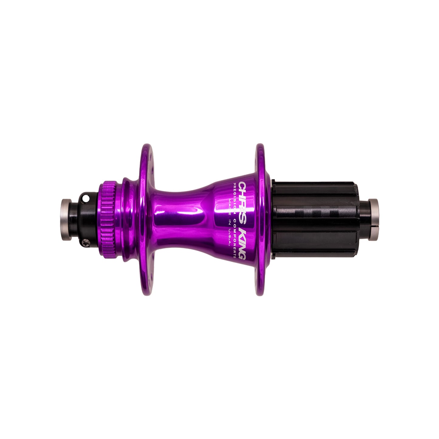 Chris King Road R45D Rear Hub | Centre lock | Ceramic Bearings-24h-3D Violet-HG-BRINK