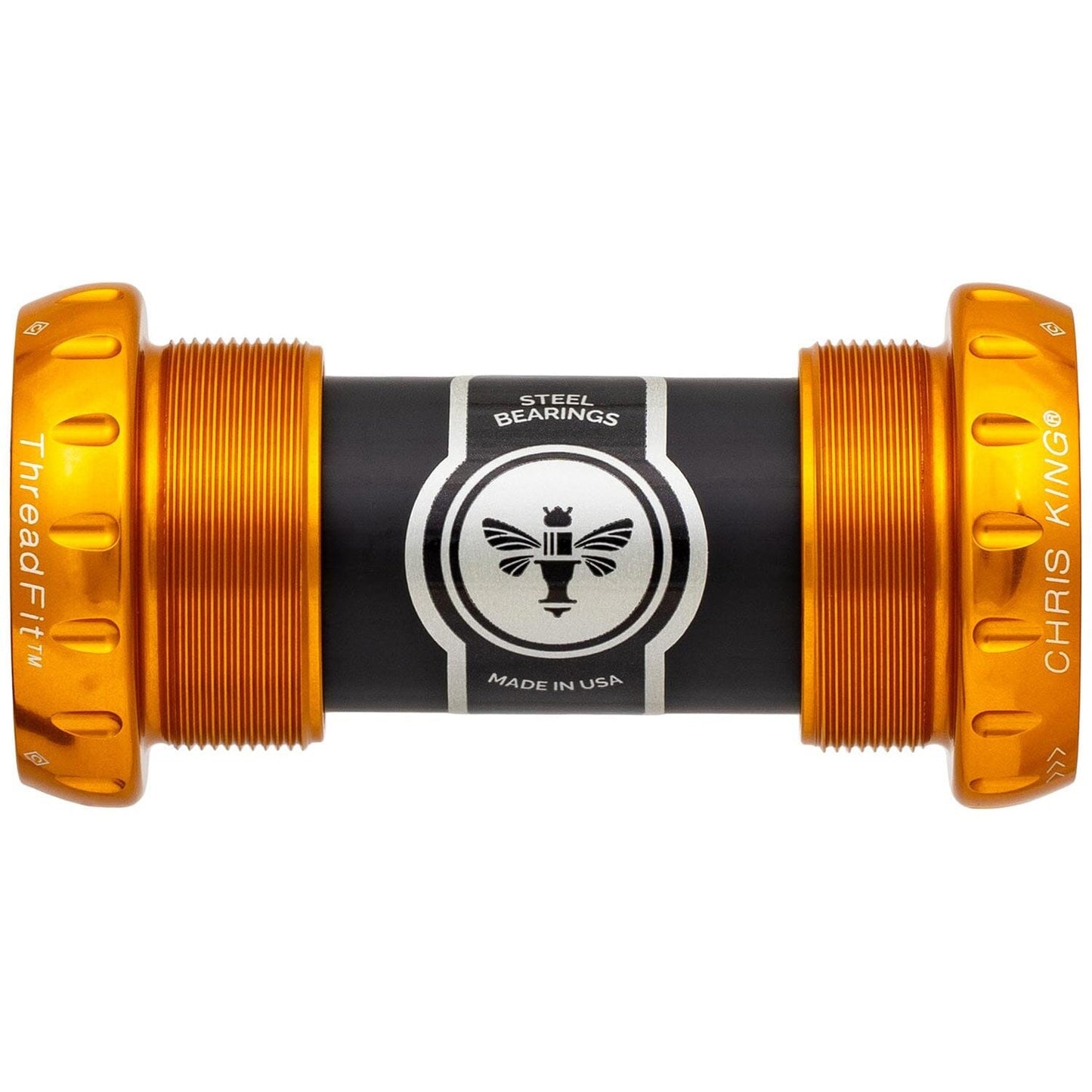 Chris King ThreadFit 24 Bottom Bracket-68-73mm-Gold-Ceramic Bearings-BRINK