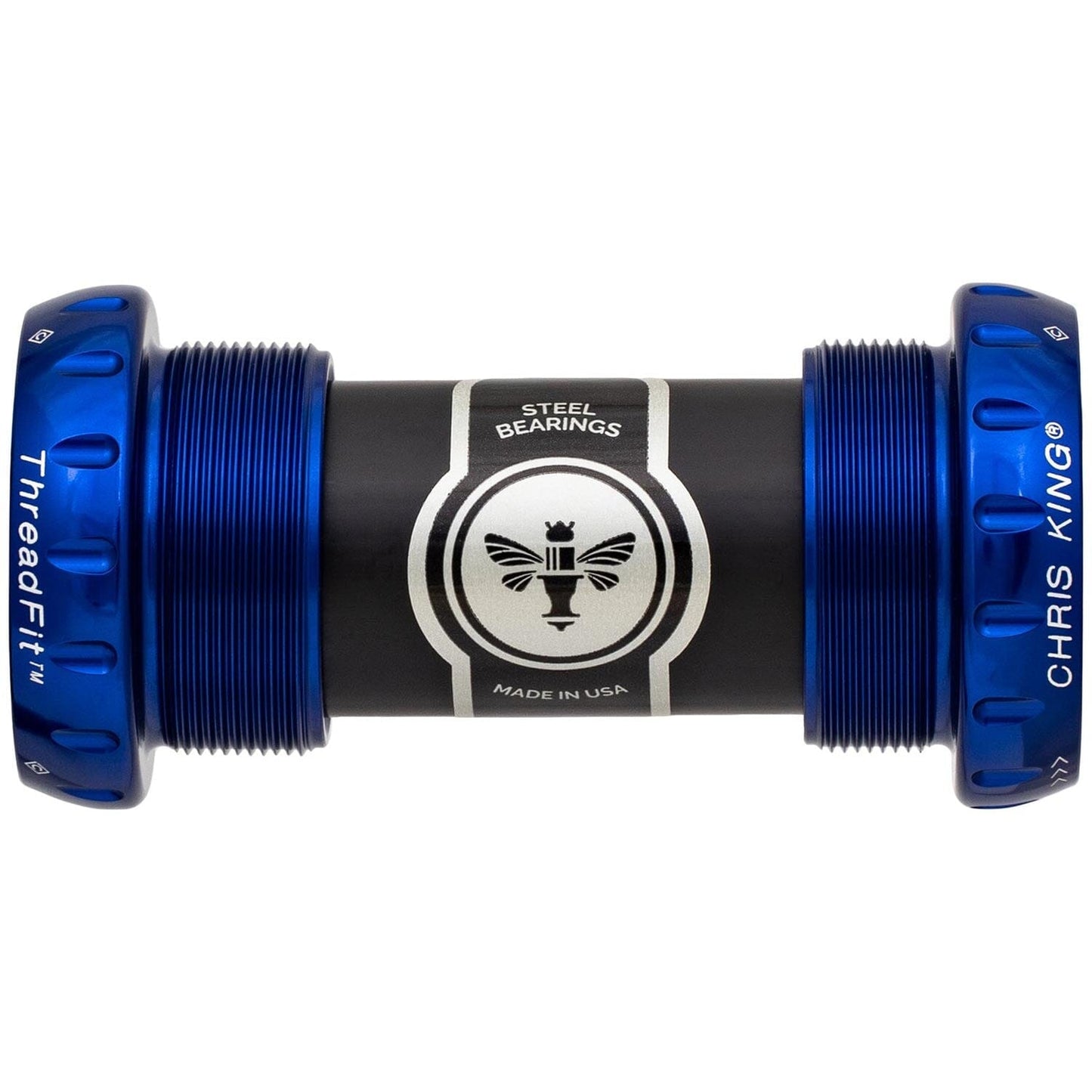 Chris King ThreadFit 24 Bottom Bracket-68-73mm-Navy-Ceramic Bearings-BRINK