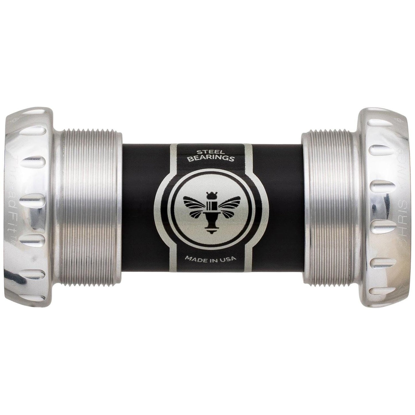 Chris King ThreadFit 24 Bottom Bracket-68-73mm-Silver-Ceramic Bearings-BRINK