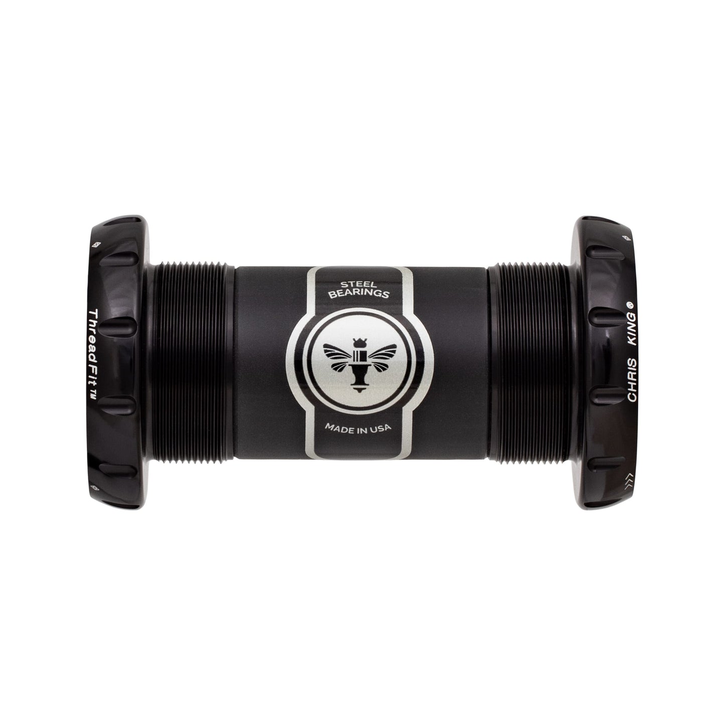 Chris King ThreadFit 30 Bottom Bracket-68-73mm-Black-Ceramic Bearings-BRINK