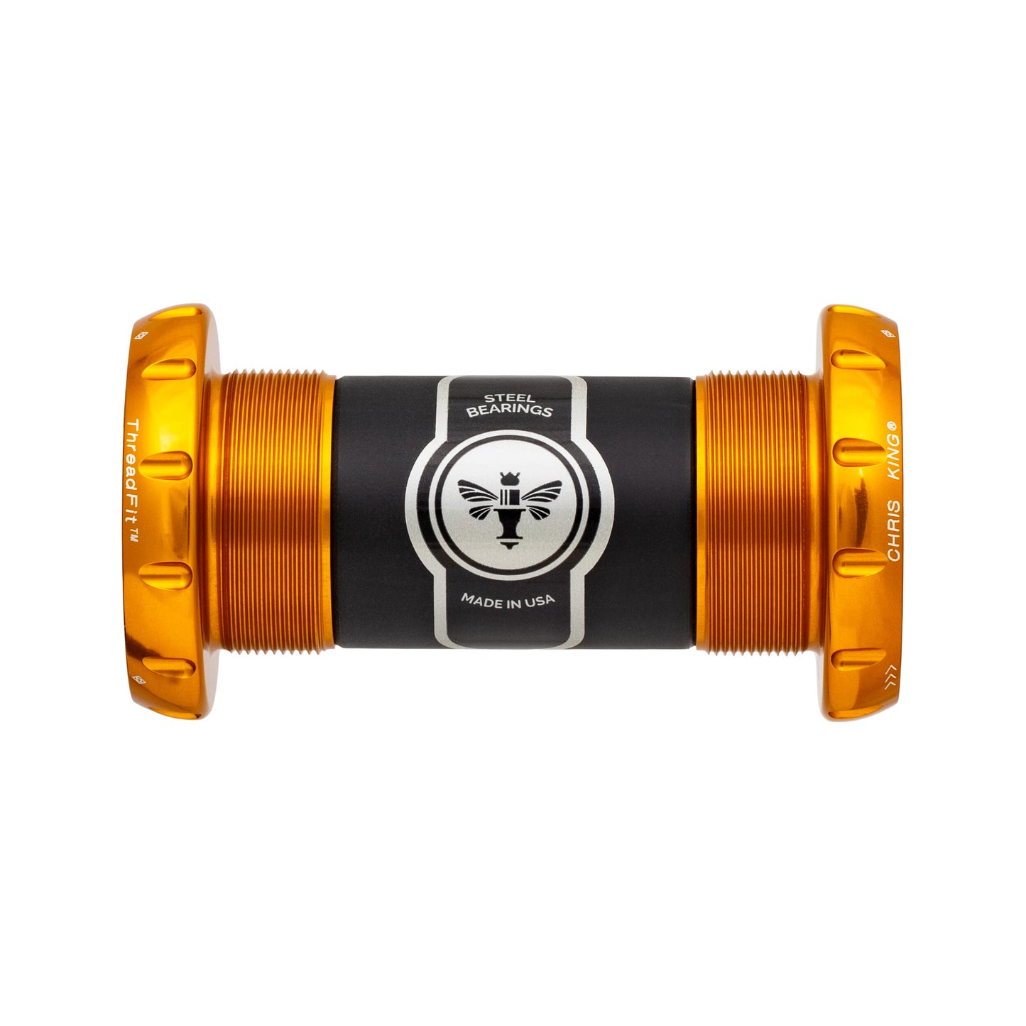 Chris King ThreadFit 30 Bottom Bracket-68-73mm-Gold-Ceramic Bearings-BRINK