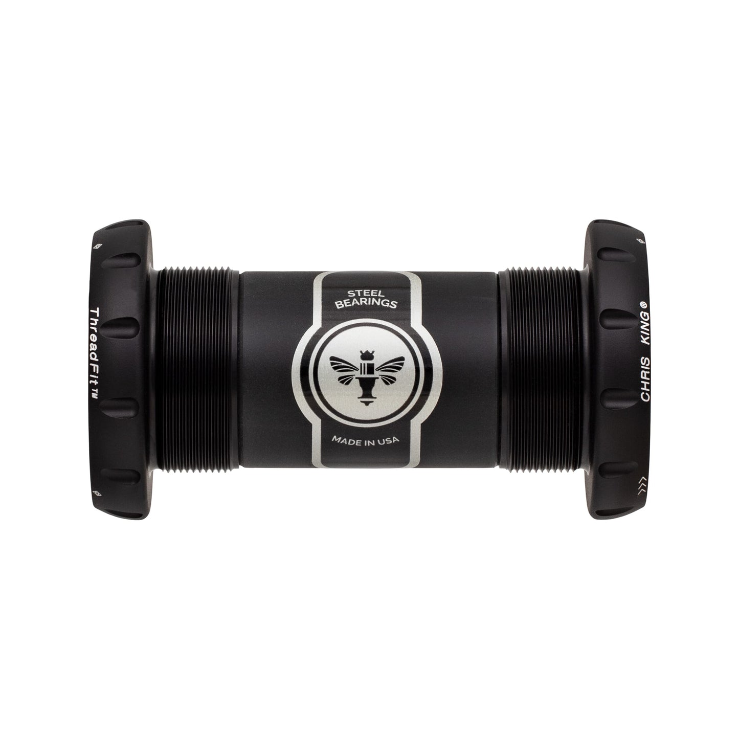 Chris King ThreadFit 30 Bottom Bracket-68-73mm-Matte Black-Ceramic Bearings-BRINK