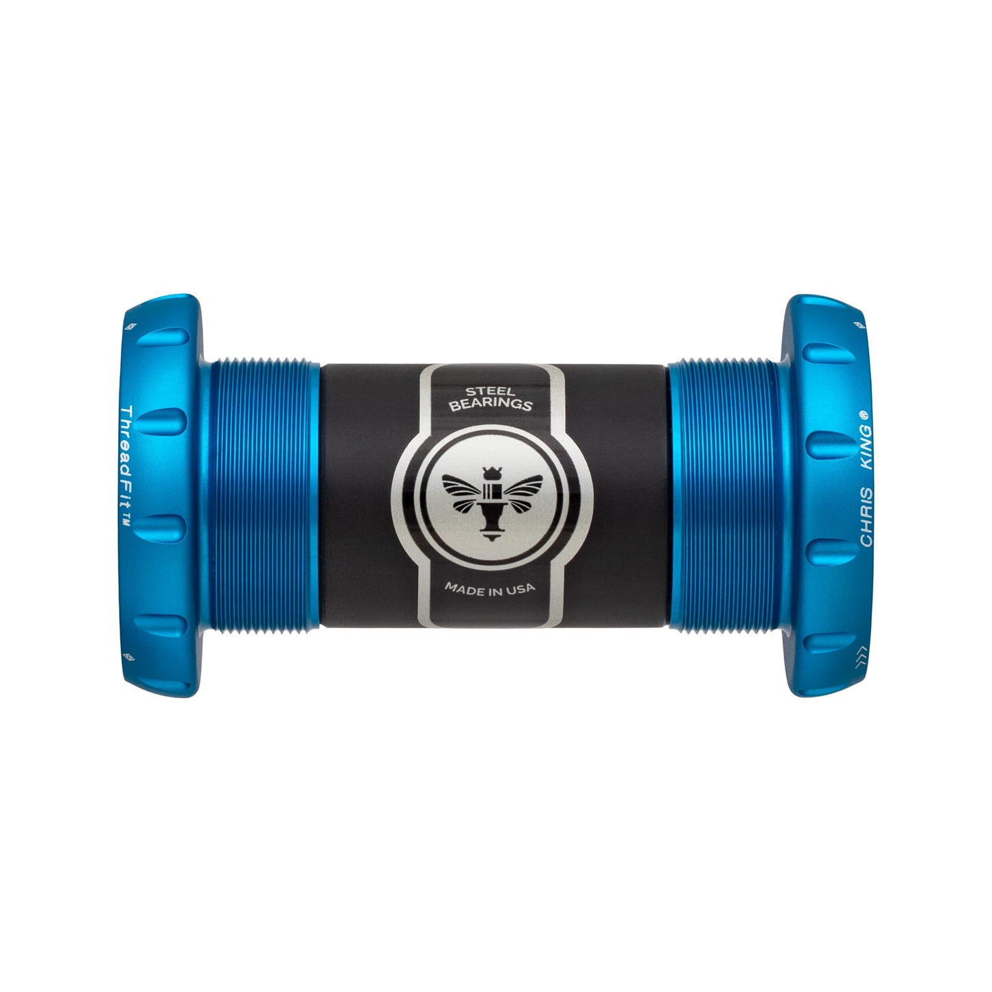 Chris King ThreadFit 30 Bottom Bracket-68-73mm-Matte Turquoise-Ceramic Bearings-BRINK