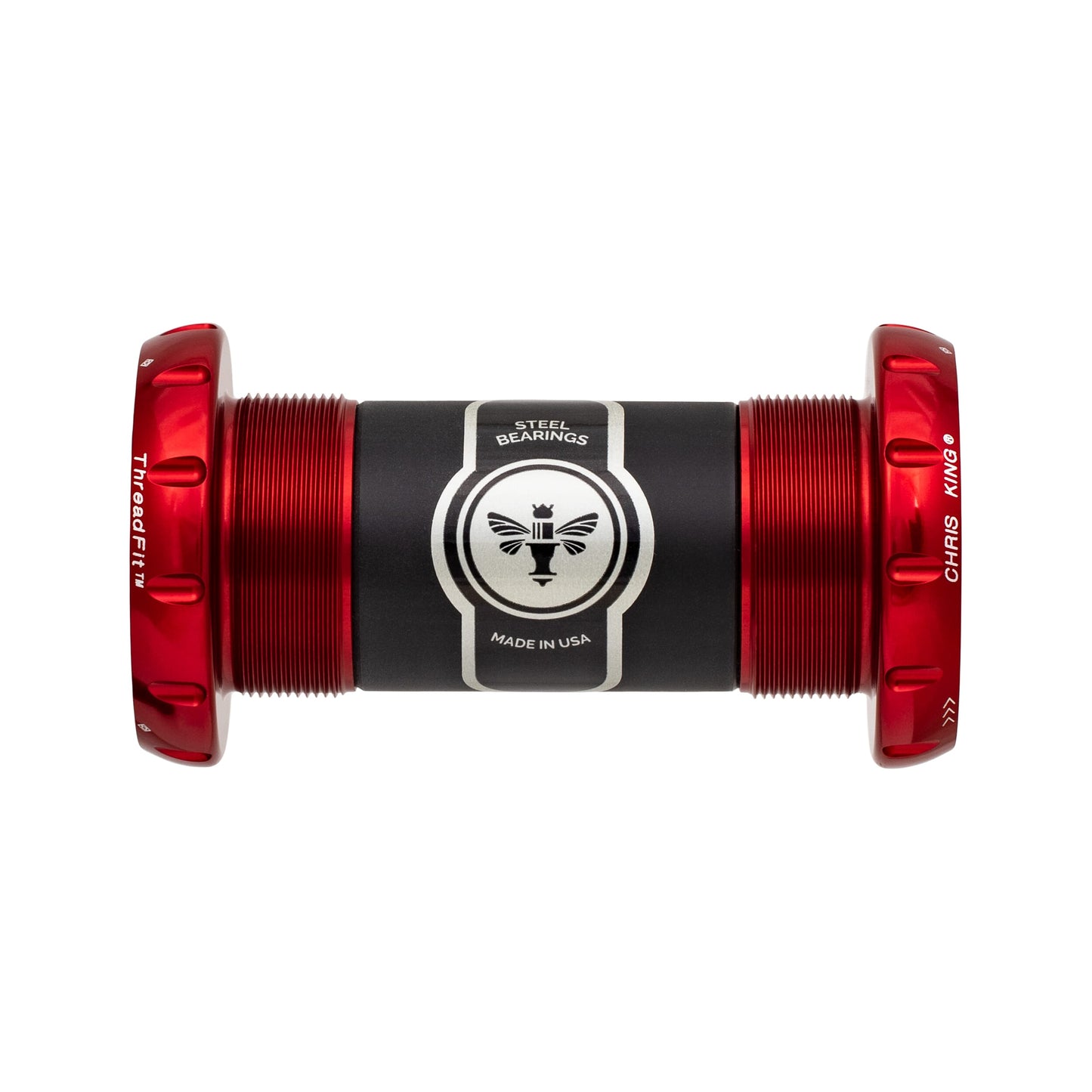 Chris King ThreadFit 30 Bottom Bracket-68-73mm-Red-Ceramic Bearings-BRINK