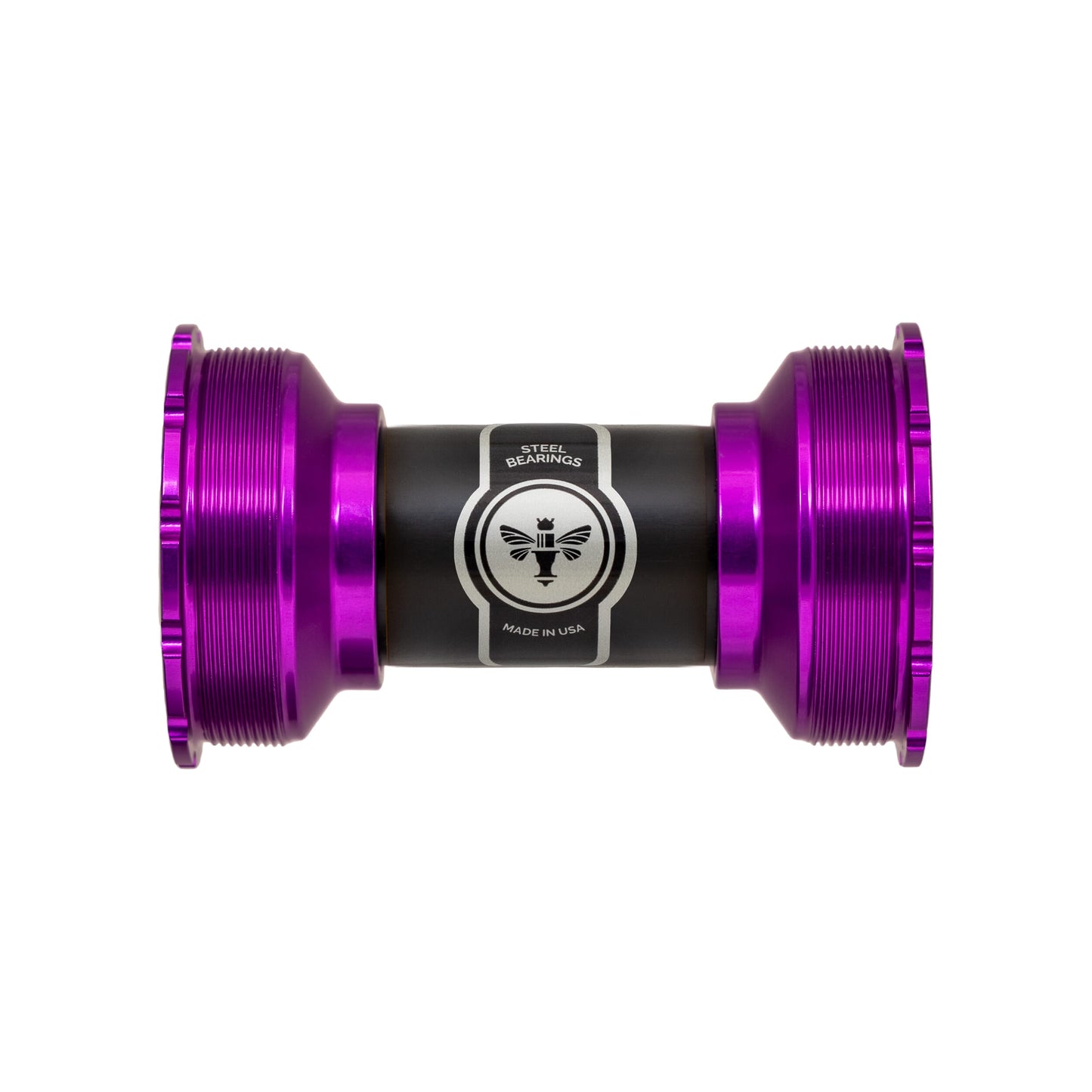 Chris King ThreadFit T47 24i Bottom Bracket-68-73mm-3D Violet-Ceramic Bearings-BRINK