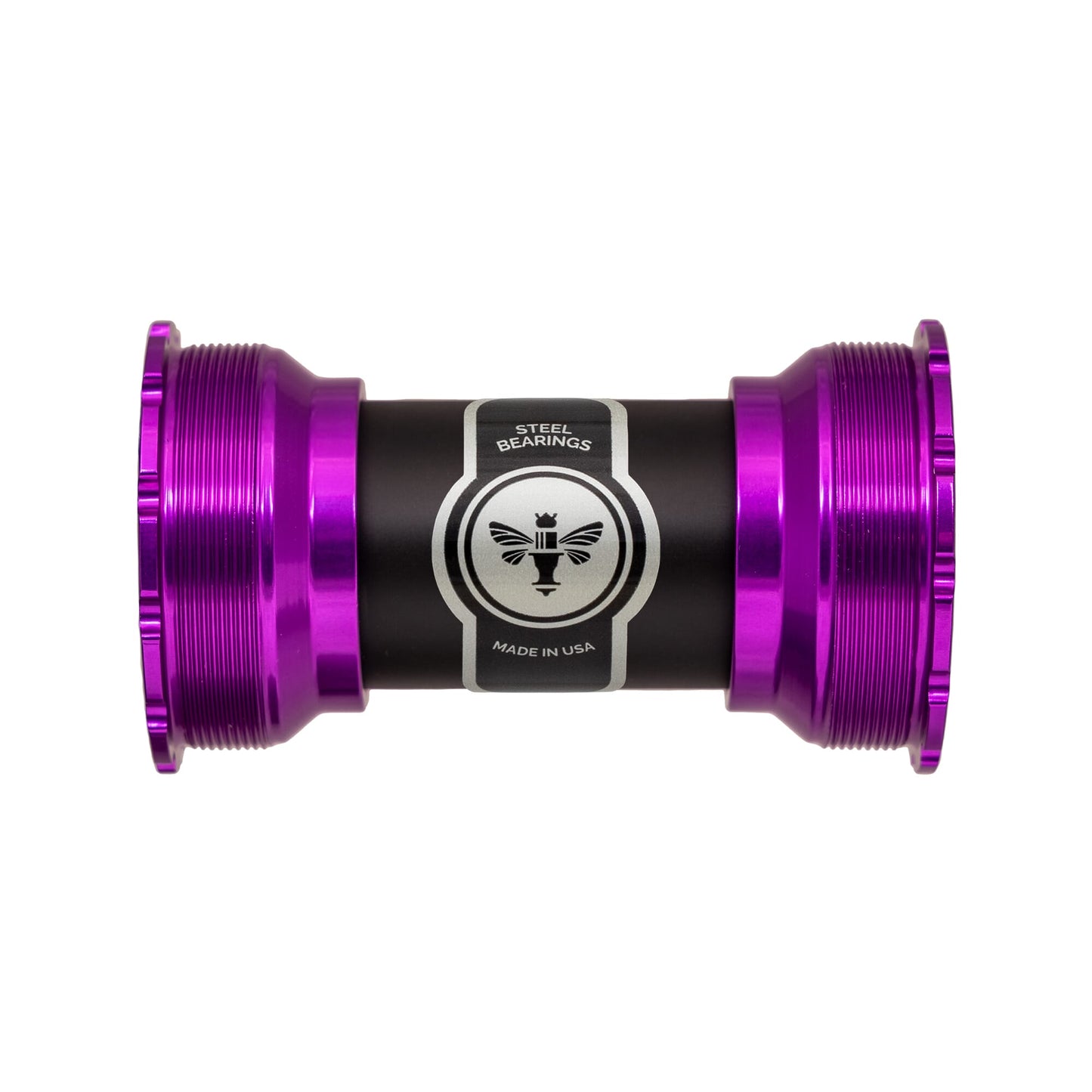 Chris King ThreadFit T47 30i Bottom Bracket-30 68-92mm / 24 68-73mm-3D Violet-Ceramic Bearings-BRINK