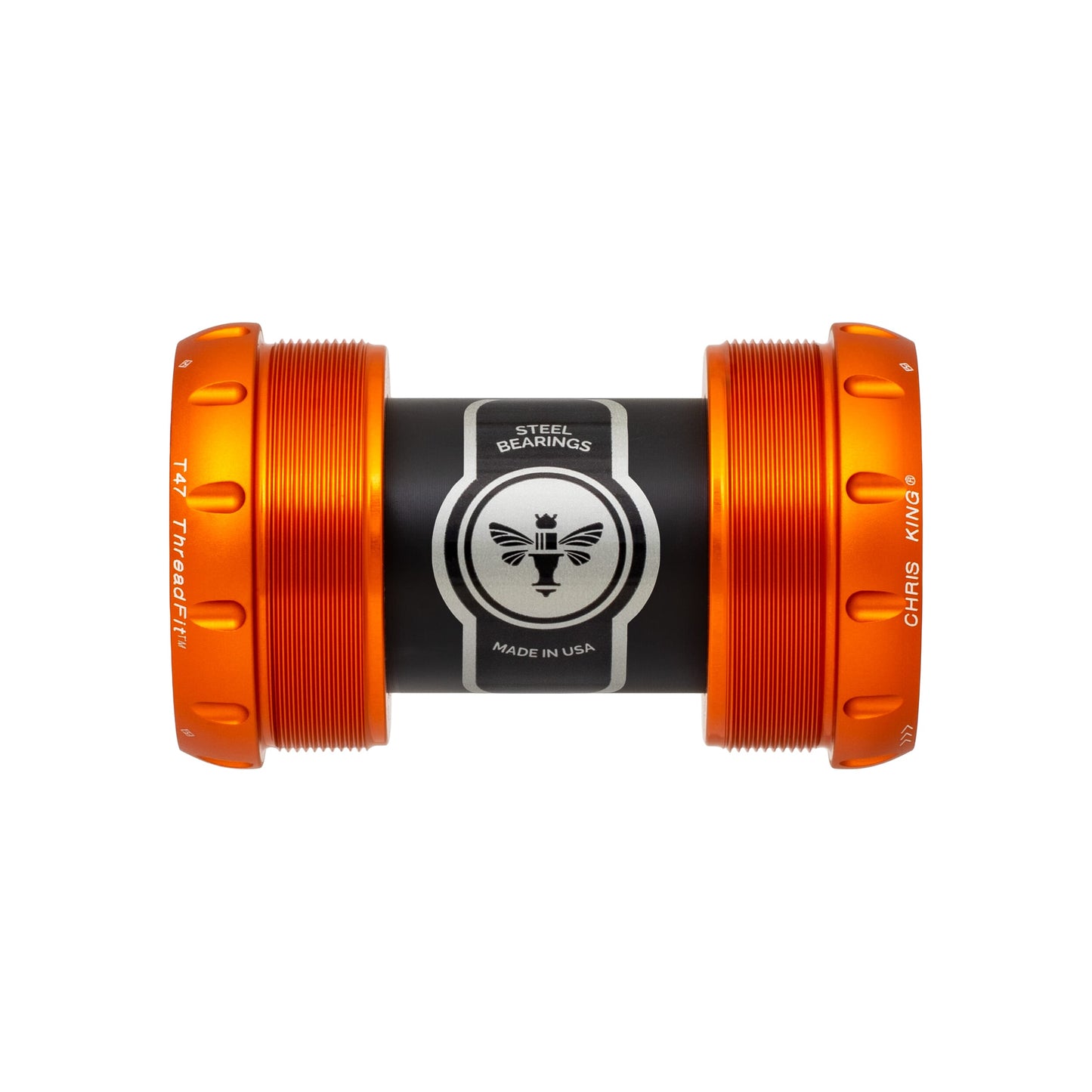 Chris King ThreadFit T47 30x Bottom Bracket-68-73mm-Matte Mango-Ceramic Bearings-BRINK