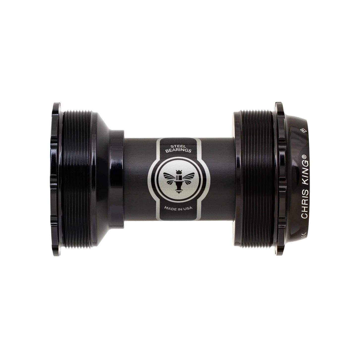 Chris King Threadfit T47A 24 Bottom Bracket-68-73mm-Black-Ceramic Bearings-BRINK