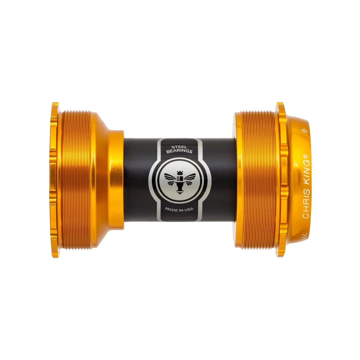 Chris King Threadfit T47A 24 Bottom Bracket-68-73mm-Gold-Ceramic Bearings-BRINK