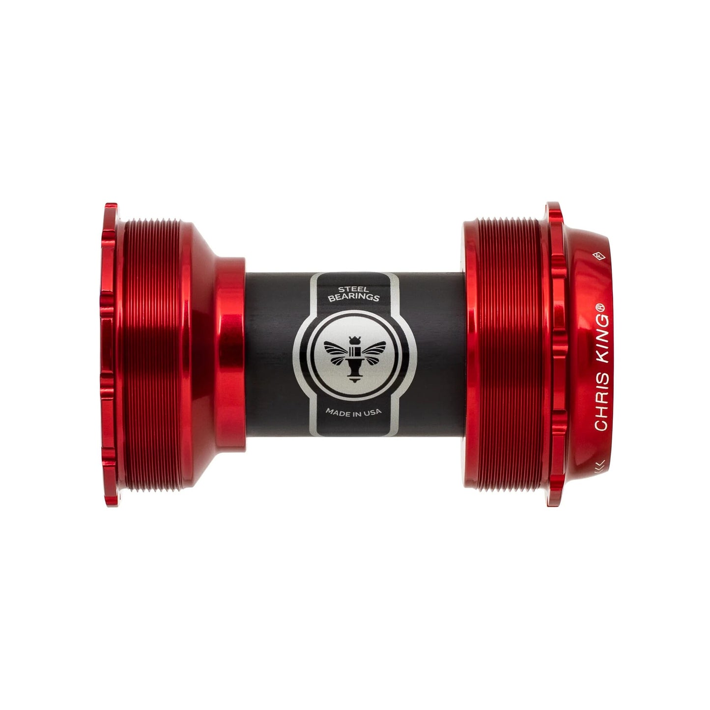 Chris King Threadfit T47A 24 Bottom Bracket-68-73mm-Red-Ceramic Bearings-BRINK