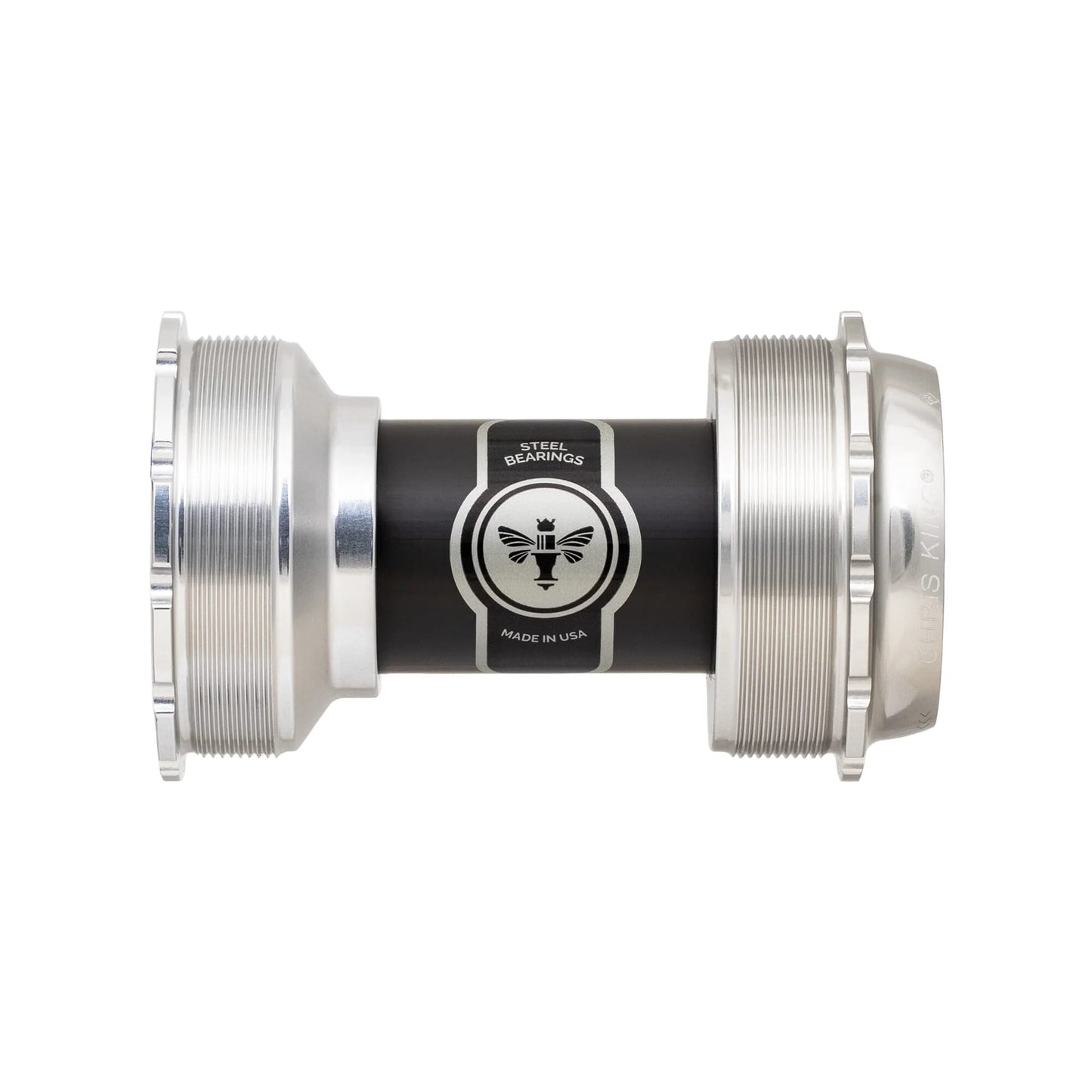 Chris King Threadfit T47A 24 Bottom Bracket-68-73mm-Silver-Ceramic Bearings-BRINK