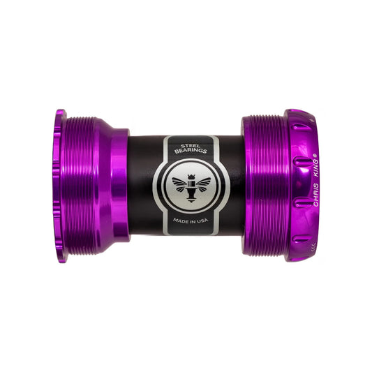 Chris King Threadfit T47A 30 Bottom Bracket-68-73mm-3D Violet-Ceramic Bearings-BRINK