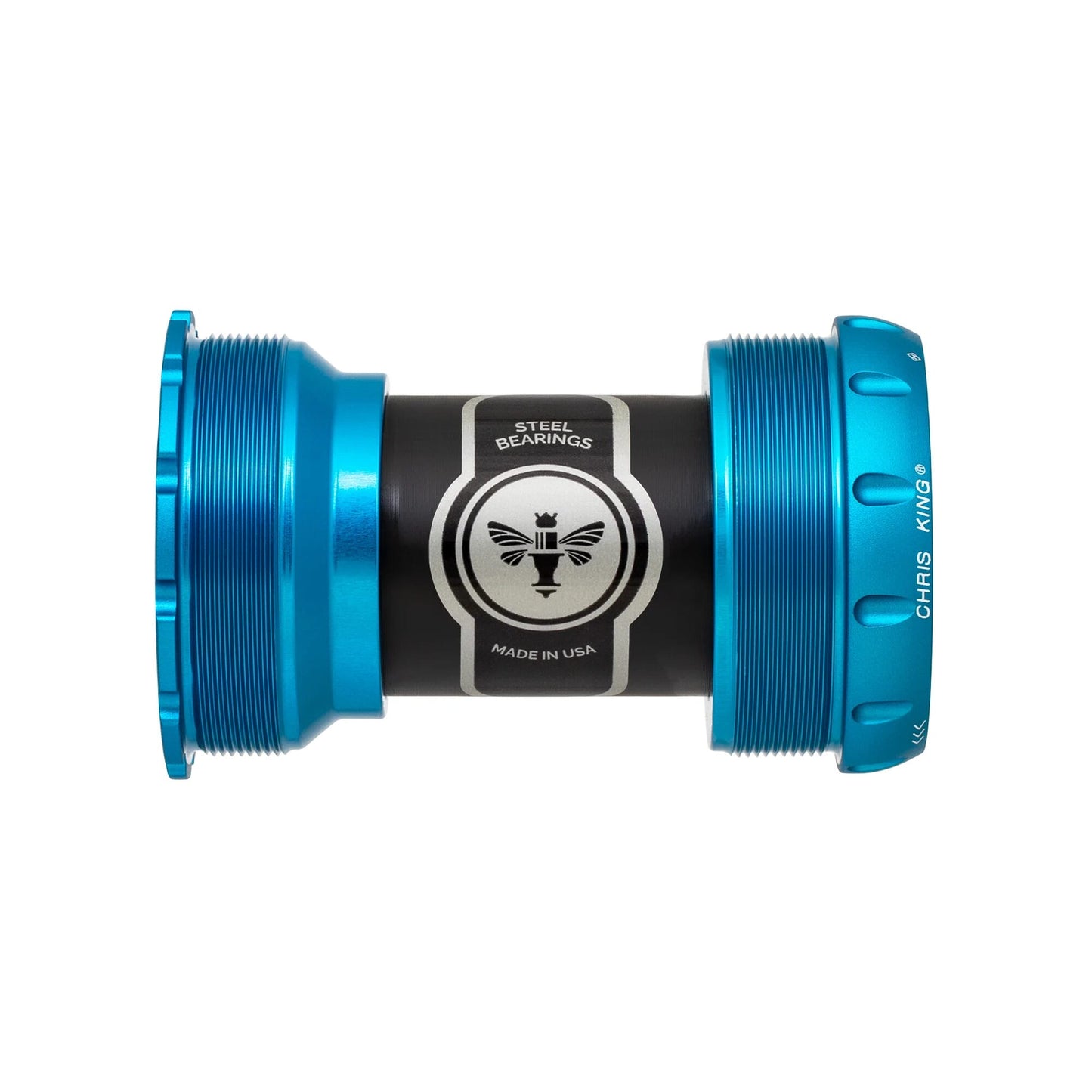 Chris King Threadfit T47A 30 Bottom Bracket-68-73mm-Matte Turquoise-Ceramic Bearings-BRINK