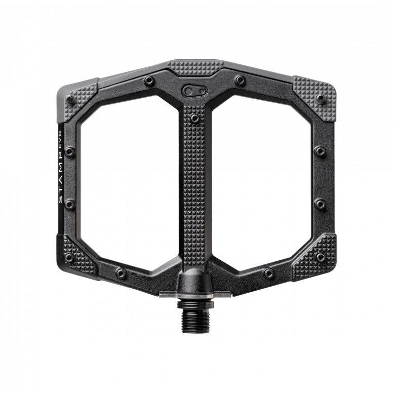 Crankbrothers Stamp EVO Flat Pedals-Large-Black-BRINK