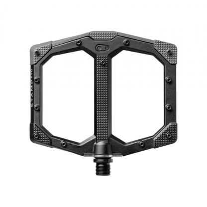 Crankbrothers Stamp EVO Flat Pedals-Large-Black-BRINK
