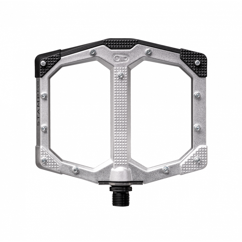 Crankbrothers Stamp EVO Flat Pedals-Large-Silver-BRINK