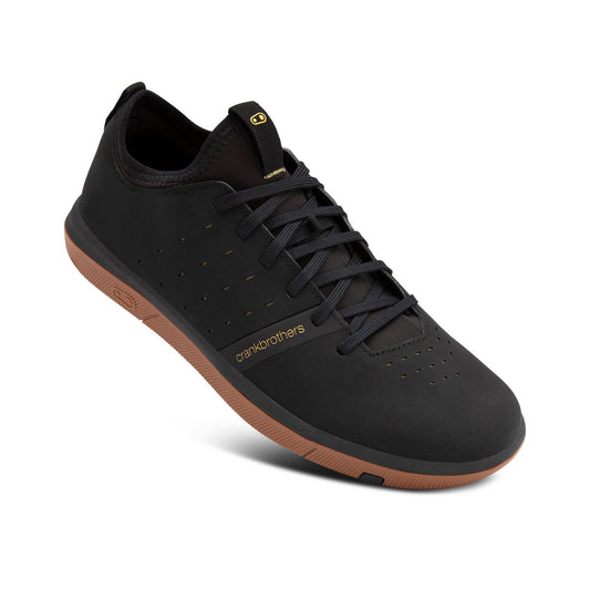 Crankbrothers Stamp Street Fabio Shoes-2-Black / Gold-BRINK