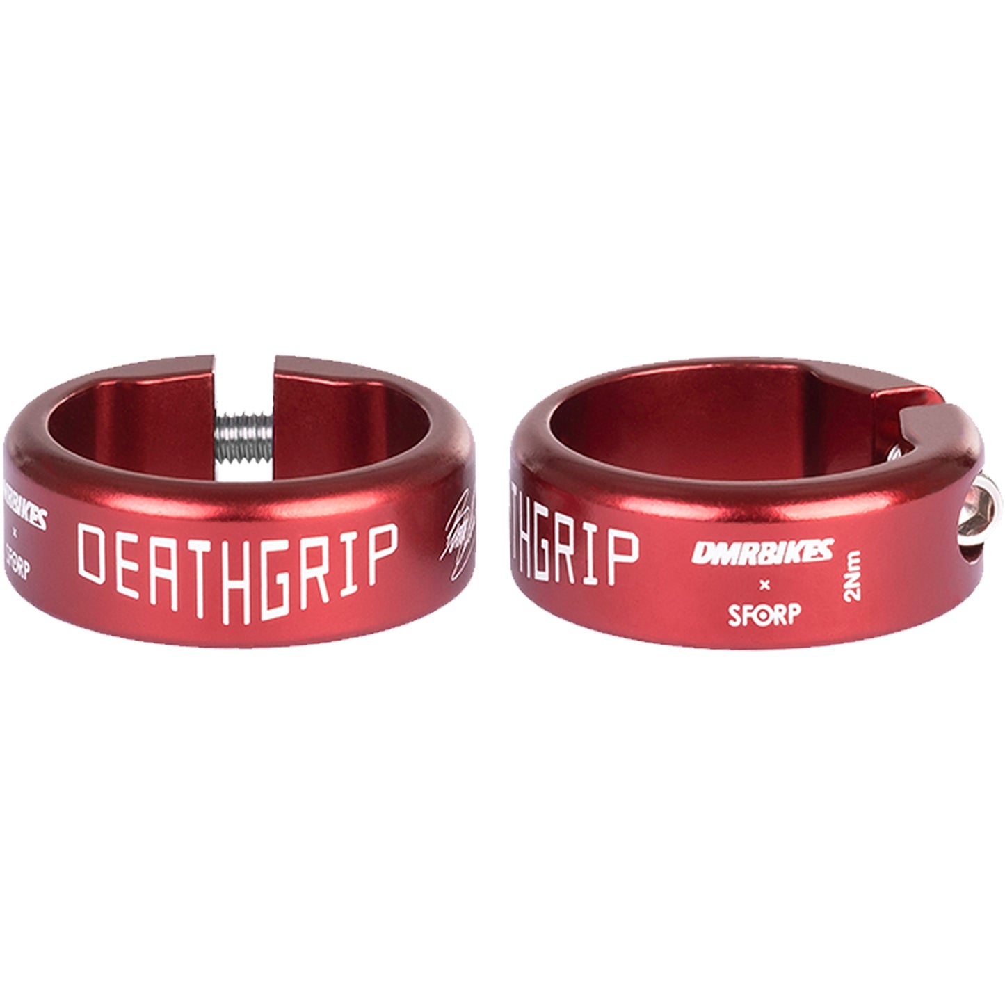 DMR DeathGrip Collar-Red-BRINK