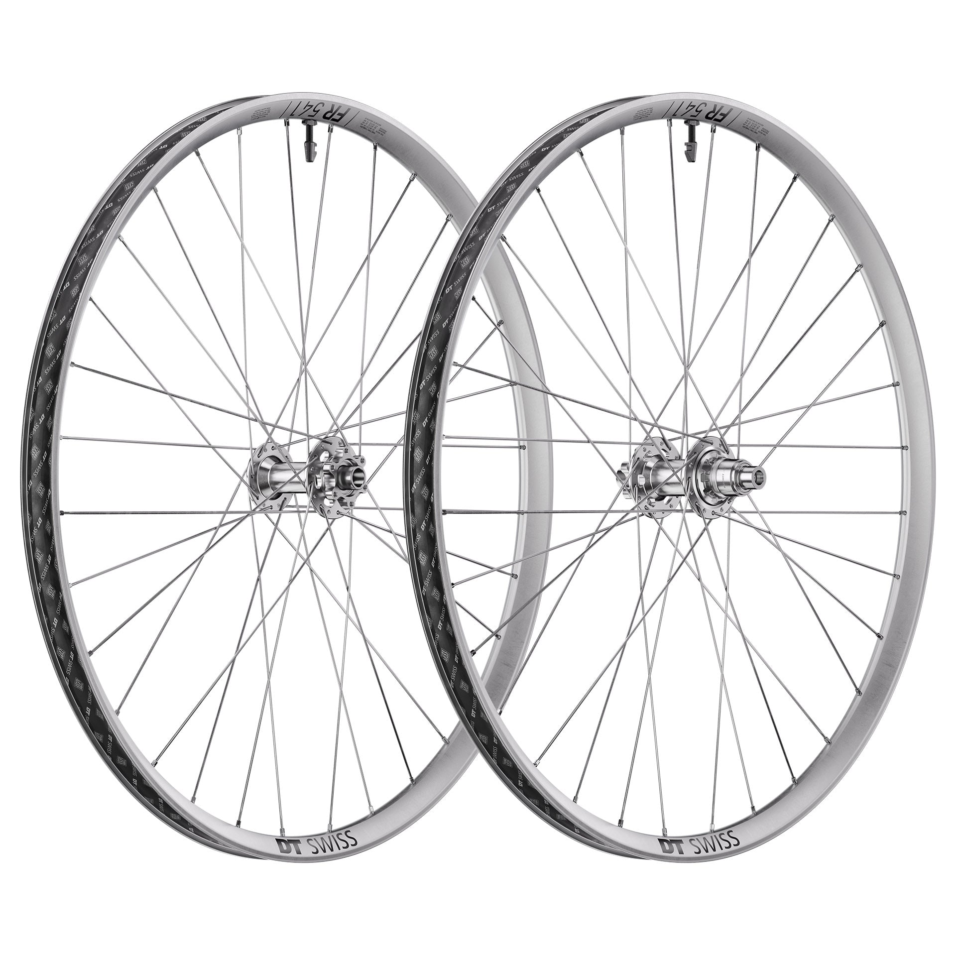 DT Swiss FR 1500 Classic Silver DEG DF LTD 29" Wheelset-BRINK