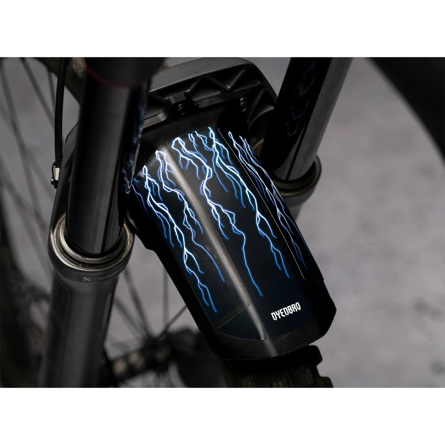 DYEDBRO Lightning Mudguard Decal-Rockshox Zeb-BRINK