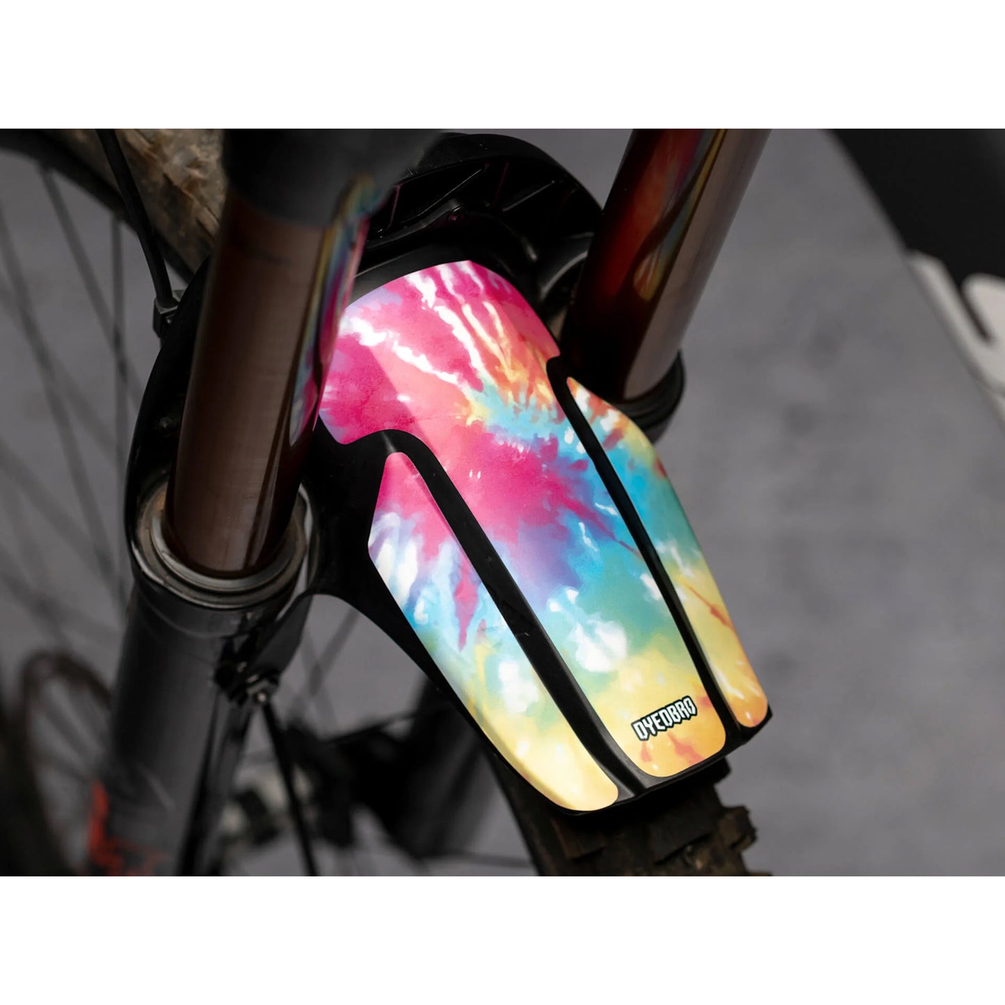 DYEDBRO Tye Die Mudguard Decal-FOX 36-38 STD-BRINK