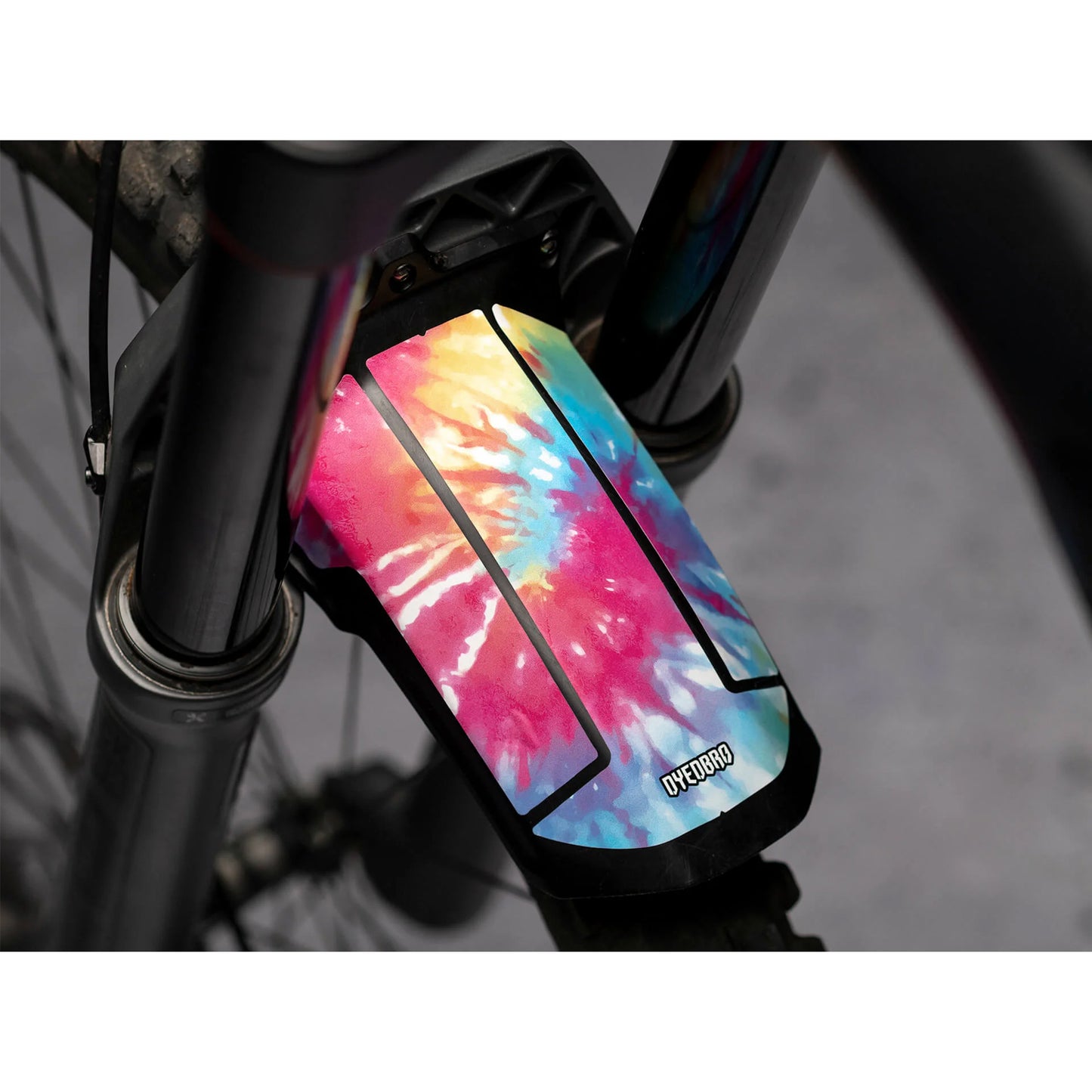 DYEDBRO Tye Die Mudguard Decal-Rockshox Zeb-BRINK