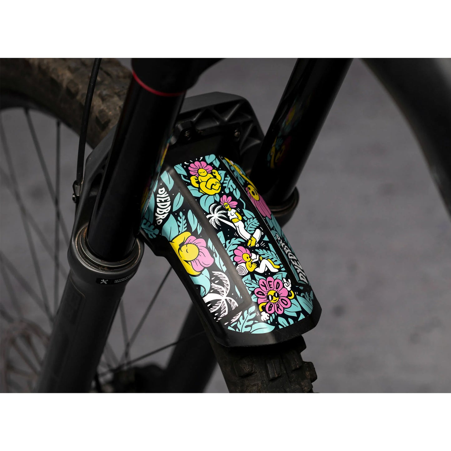 DYEDBRO Victor Brousseaud Mudguard Decal-Rockshox Zeb-BRINK