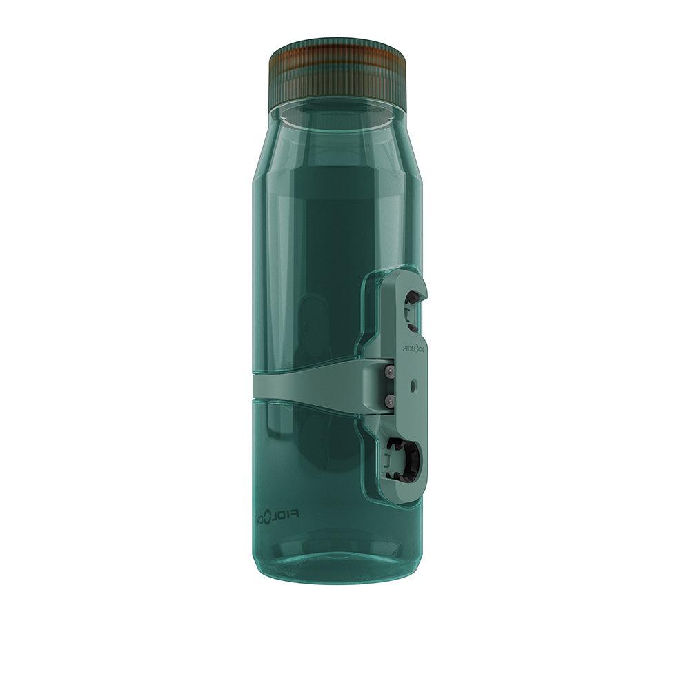 FIDLOCK TWIST Bottle + Connector-700ml-Clear Dark Green-BRINK