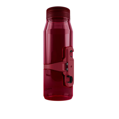 FIDLOCK TWIST Bottle + Connector-700ml-Clear Dark Red-BRINK