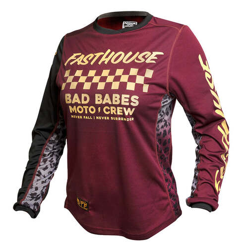 Fasthouse Women Grindhouse Golden Grew Jersey-L-BRINK