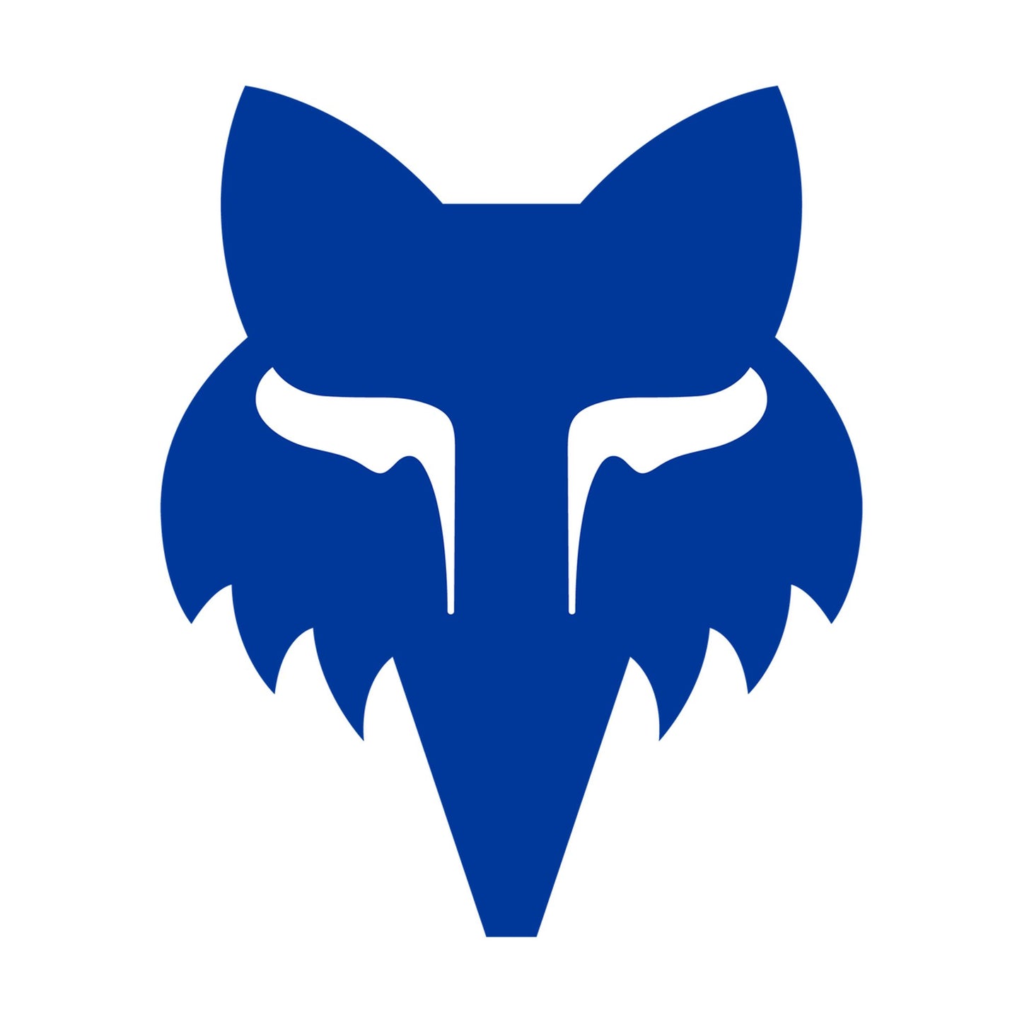Fox Head 1.5" Sticker-One Size-Blue-BRINK