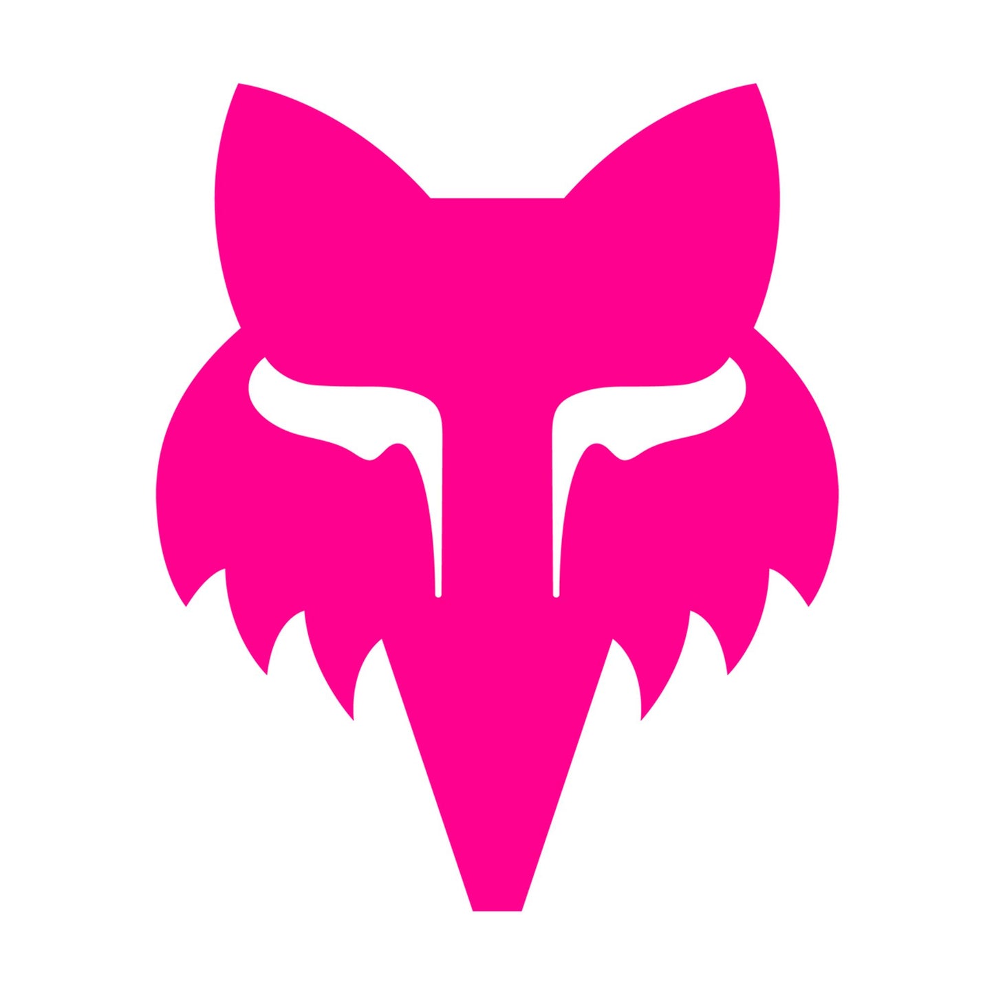 Fox Head 1.5" Sticker-One Size-Pink-BRINK